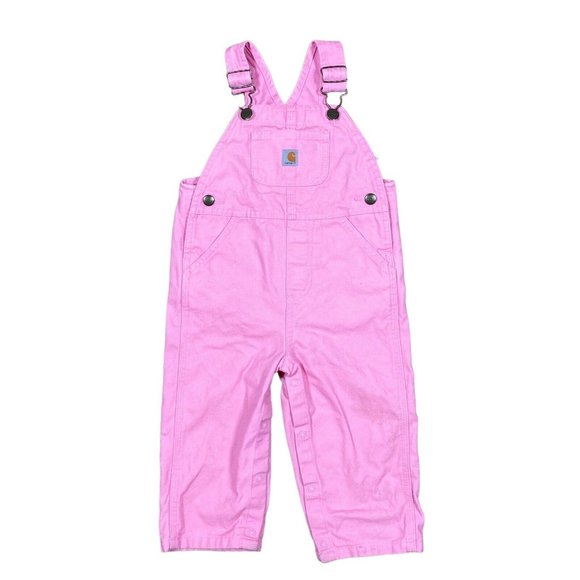 Carhartt Bottoms Carhartt Overalls Baby Youth Size 8m Pink 10